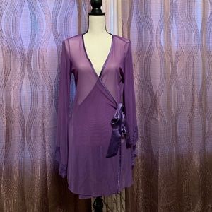 Fredrick’s of Hollywood sheer robe